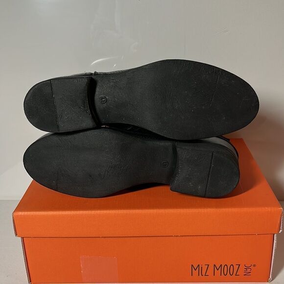 Miz Mooz Suzy Wide Width Leather Ankle Boots - Picture 7 of 8